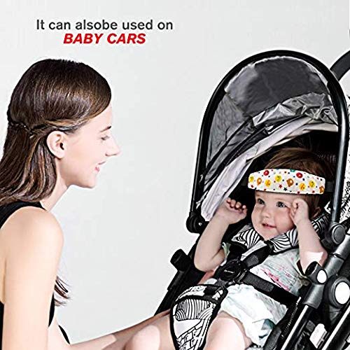 Donier Packs of 2 Toddler Car Seat Neck Relief and Head Support  Pillow Support Head Band Easy Installation On Most Convertible Seats and Safety to Babies and Kids(Bear) - Image 4